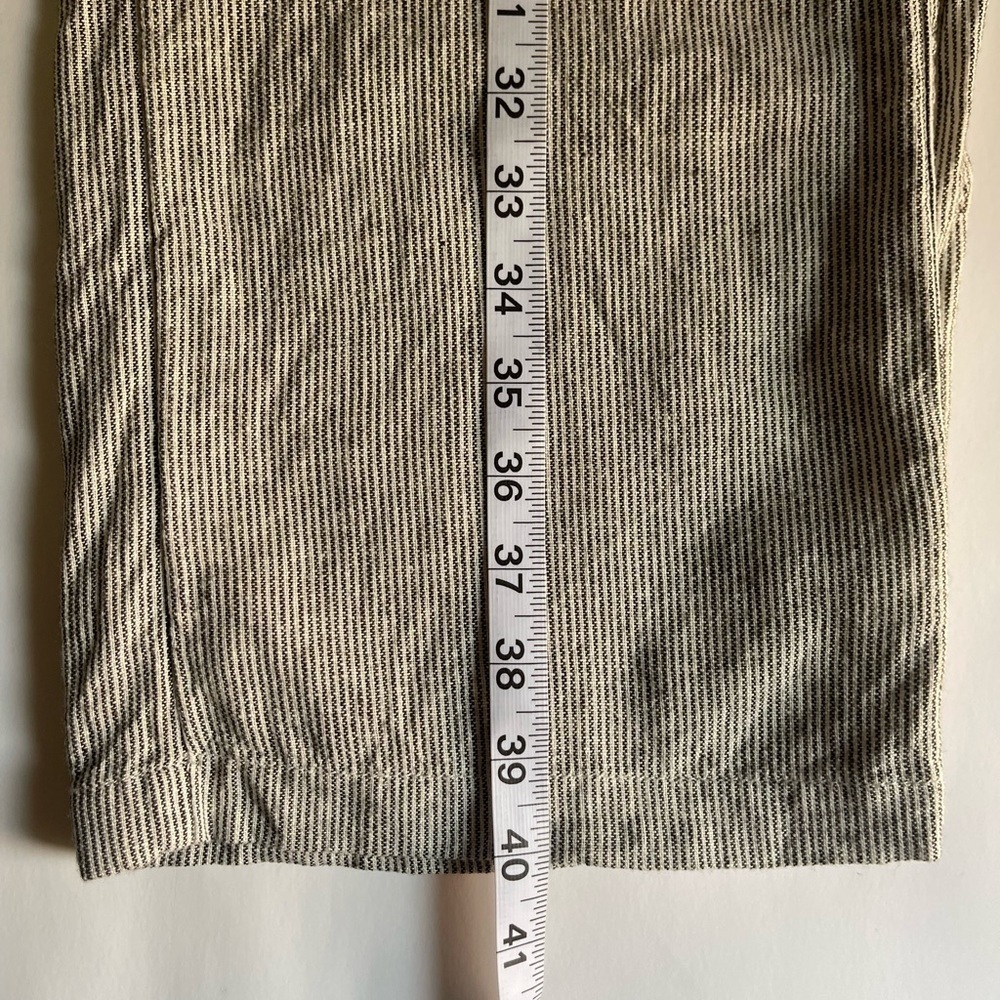 C.A.S.L.O.N Women's gray and withe striped, light and casual Sz Small - Picture 7 of 10
